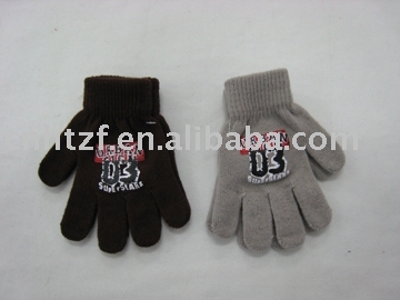 boy's magic gloves with printing