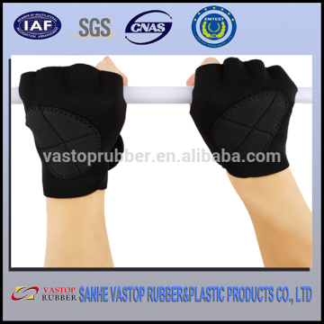 Half finger non slip weight lifting neoprene gym gloves