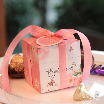 Luxury Ivory Board Wedding Candy Box