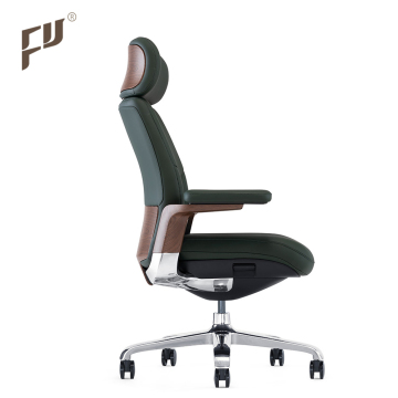 Modern Design CEO Executive Chairs with Head Rest - Green Big and Tall Office Chairs