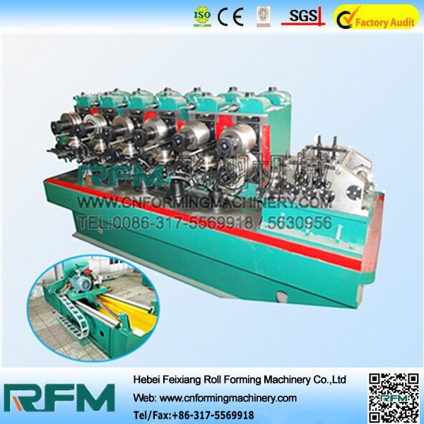 High frequency steel roller pipe making machine