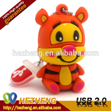 Cartoon Tiger 16GB Flash Memory USB 2.0