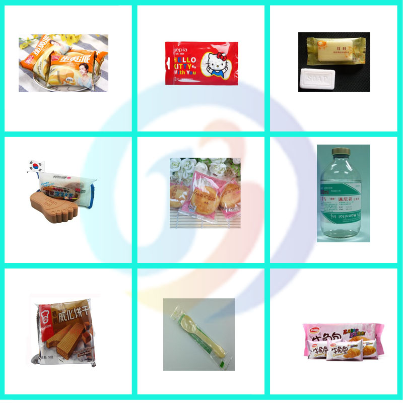 JB-450 High Quality Automatic Horizontal Instant Noodles Biscuit Bread Chicken Food Flow Pillow Packing Machine