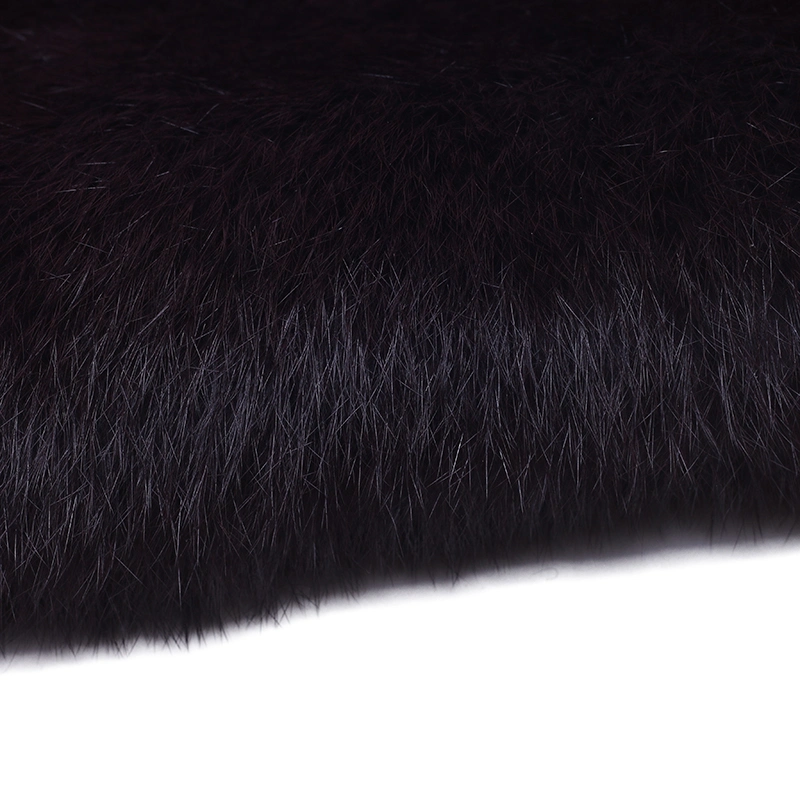 Fabric Color Long Faux Fur Imitation Rabbit Fur White