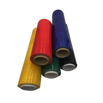 Wholesale Multicolour LDPE Industrial Stretch Film Rolls for Pallet Packaging