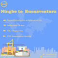خدمة شحن البحر من Ningbo إلى Buenaventura Colombia