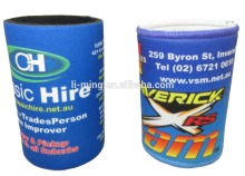 promotional cheap fashion velcro custom neoprene can cooler