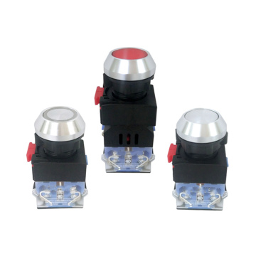 22mm logam pushbutton switch 16a rating switch arus tinggi