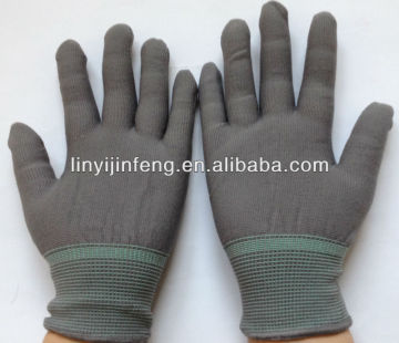 Popualr Polyester knitted hand working protective gloves , labor safety gloves