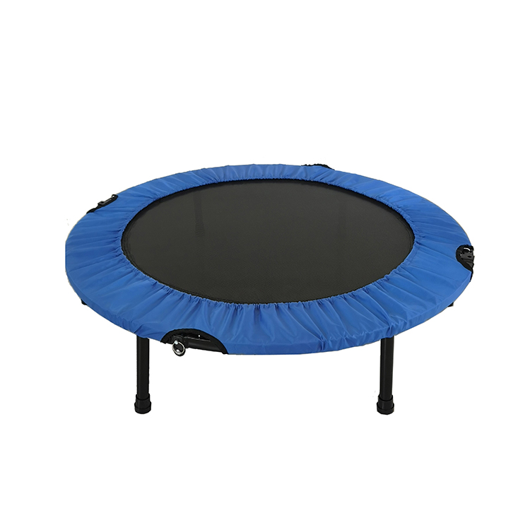 Foldable Trampoline, 50-inch Fitness Trampolines for Adults Kids Rebounder with 3 Levels Adjustable Foam Handle