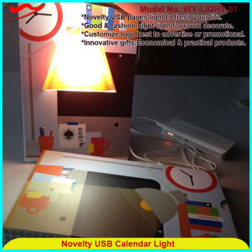 USB Calendar Light/ latest new promo gift