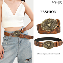 Niutou Vintage Heavy Industry Belt for Women