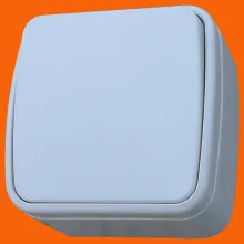 European Surface Mounted One Gang Wall Switch S6001