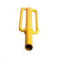 Color Steel Head Fence Post Driver con manijas