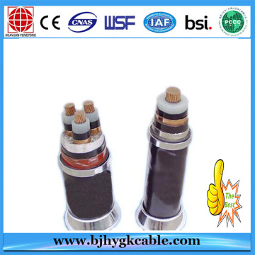 1x1200mm2 110kv CU/XLPE/CAS/MDPE Power CABLE WITH DTS Fibre