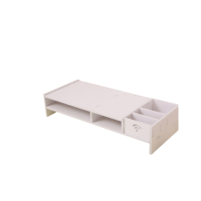 Multi-functional Office Desktop Storage Shelf & Drawer for Computer