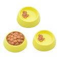 Simulation Resin Dog Food Bowl Μινιατούρα 3D DIY Craft Fairy Garden Παιχνίδια Δώρα Κατοικίδια ζώα Μπολ Τροφές Χειροποίητα αξεσουάρ