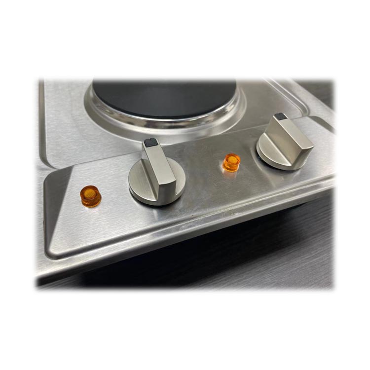 Pabrik built-in desain hot plate listrik 2 burner kompor listrik stainless steel