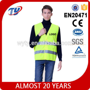 2016 cheap price fluorescence reflective safety vest