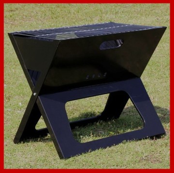 Folded BBQ Grill for Camping
