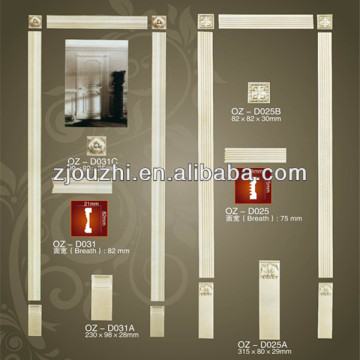 PU Door Frames Carving/ interior door frames/ Decoration material for the door