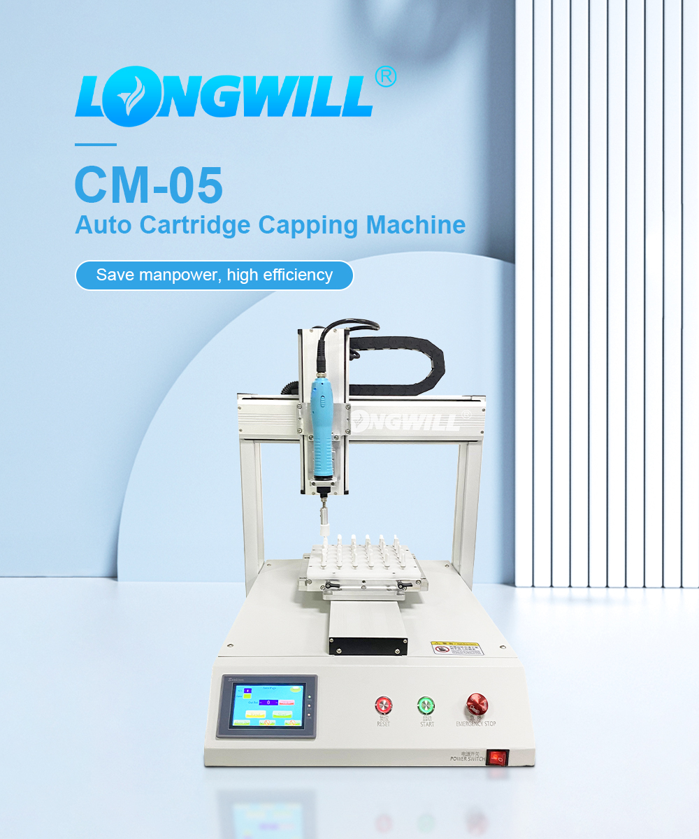máquina de limitar con cartucho cartridge capping machine
