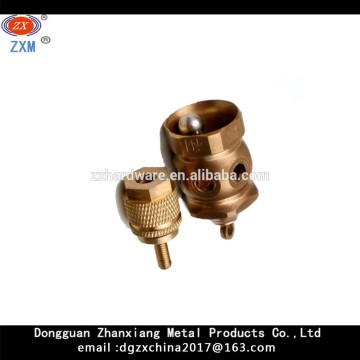 CNC manufacturing precision brass lathe parts