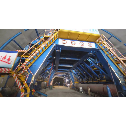 Chariot de galerie de tuyau intégré de tunnel ferroviaire standard