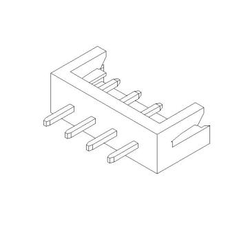 2,5 mm pitch 180 ° Wafer Connector-serie