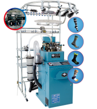 High quality 3.75" inch computerized select terry sock machine