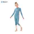 Seaskin 2 mm de una pieza Neoprene Back Zip Kid Diving Traje completo