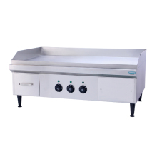 Commercial Cast Iron Electric Griddle Panini with Electronic Ignition