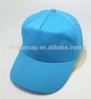 hot promotion plain 5 panel hat with velcro close