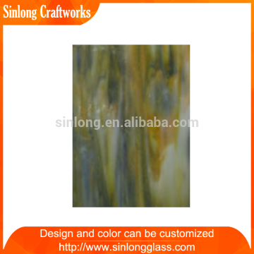 Sinlong produced color galss tempered