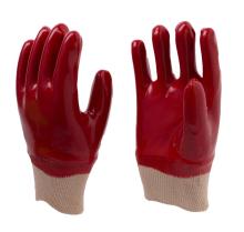 Red PVC Fully Coated Work Gloves