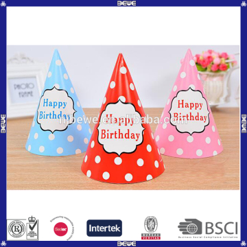 Lovely Paper Cone Birthday Party Hats For Children