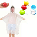 شعار العملاء القابل للتصرف مطبوع PE Rain Poncho