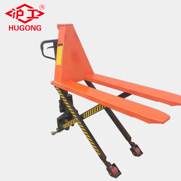 hand lift truck 1500kg high lift pallet truck with fork