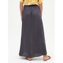 Summer half-length slit long skirt