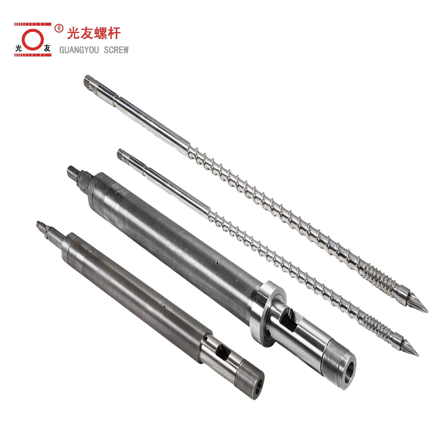 স্ক্রু টিপ অগ্রভাগ সহ 20-300mm ইনজেকশন ছাঁচনির্মাণ মেশিন স্ক্রু ব্যারেল সেট