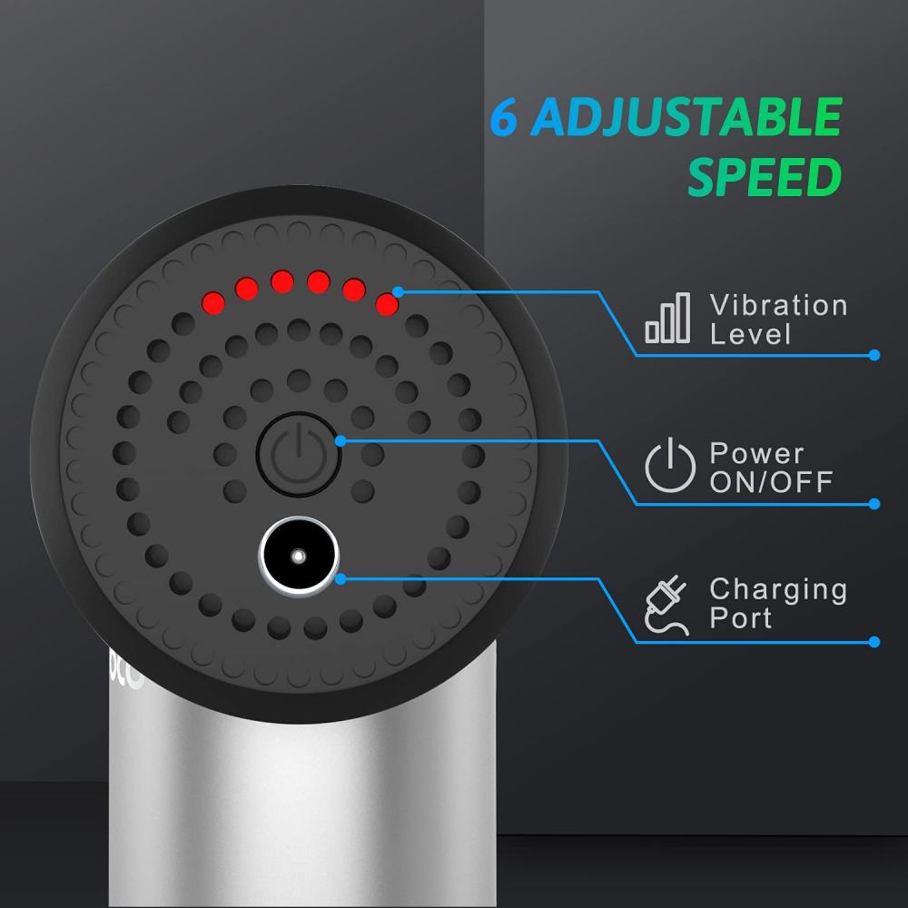 6 Adjustable Speed Massage Gun Jpg