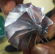 CNC Machined Turbocharger Compressor Wheel