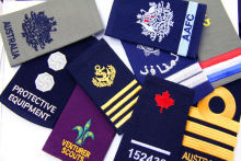 Sydney Shoulder Custom Embroidered Patches Jeans