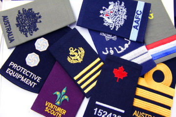 Sydney Shoulder Custom Embroidered Patches Jeans