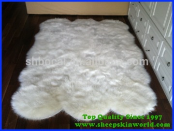 long pile faux fur tatami rug