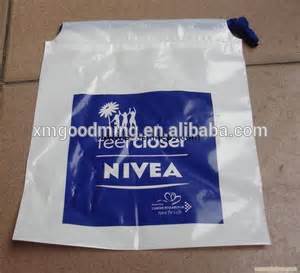 Cosmestic Plastic drawstring bag / Printed plastic bag
