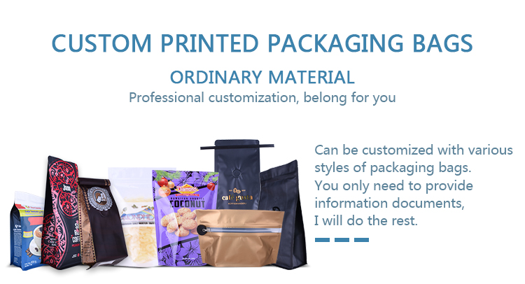 Food Grade Embossing Bpa Free Packaging Bag