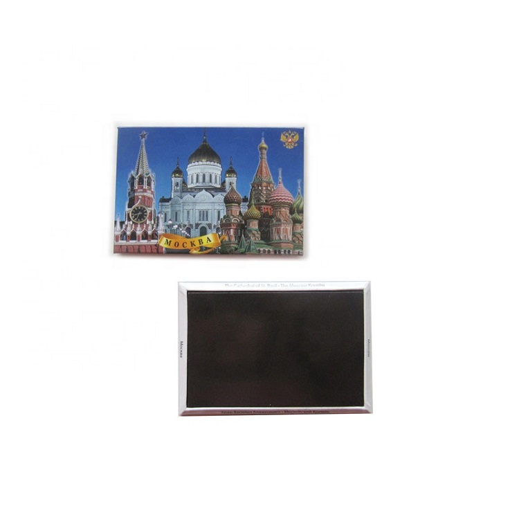 Factory wholesale rectangle 65*90mm magnets for fridge souvenir,resin fridge magnet