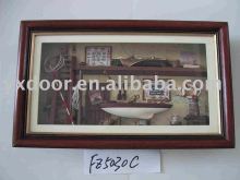 wooden shadow box, wood decorative frame, nautical box home decoration