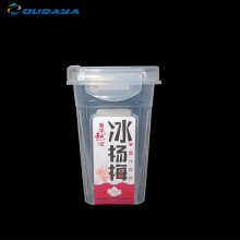 rectangle10oz 300ml  beverage cups plastic juice cup